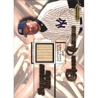 2001 Fleer Showcase Sticks #8 Roger Clemens