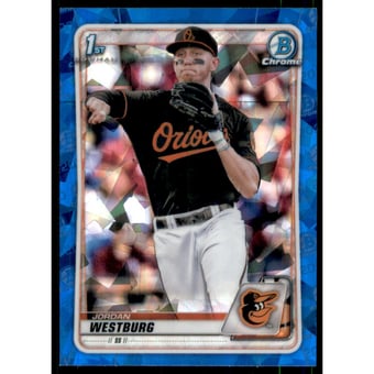2020 Bowman Chrome Draft Sapphire #BD111 Jordan Westburg