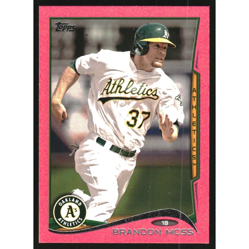 2014 Topps Mini Pink #471 Brandon Moss. rookie card picture