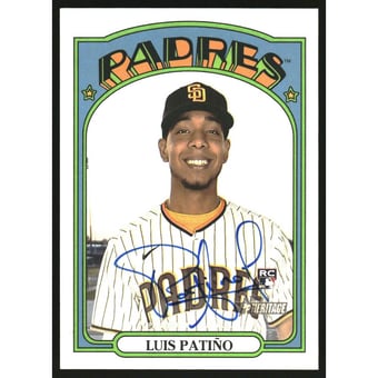 2021 Topps Heritage Real One Autographs #ROALP Luis Patino