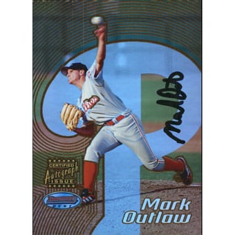 2002 Bowman's Best Gold #106 Mark Outlaw AU