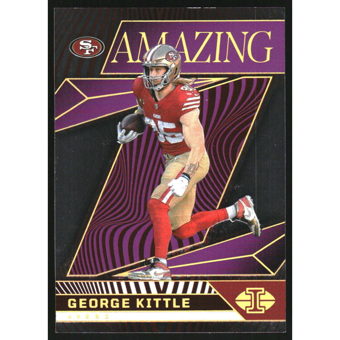 2024 Panini Illusions Amazing Purple #15 George Kittle. rookie card picture