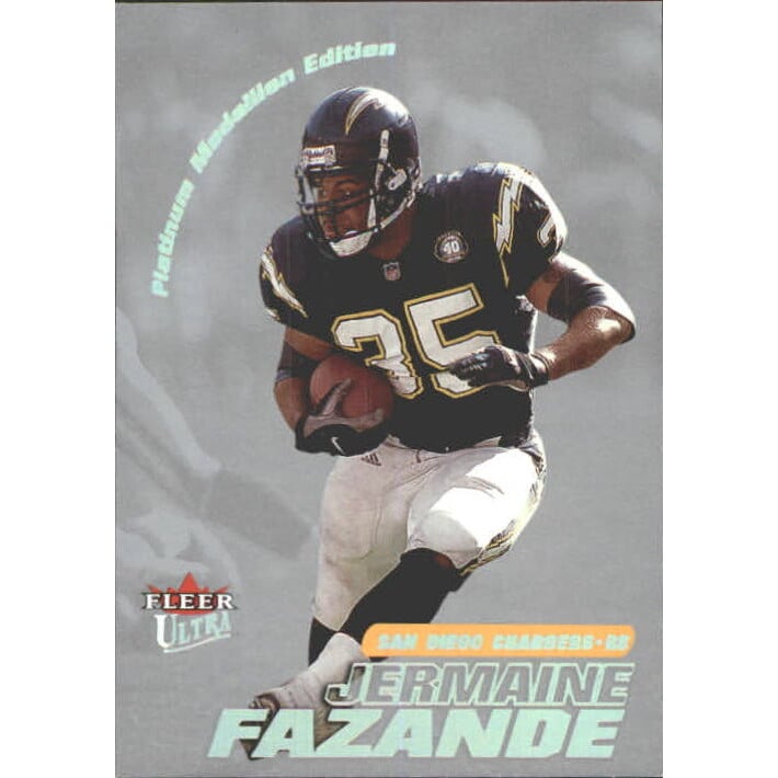 2001 Ultra Platinum Medallion #118P Jermaine Fazande