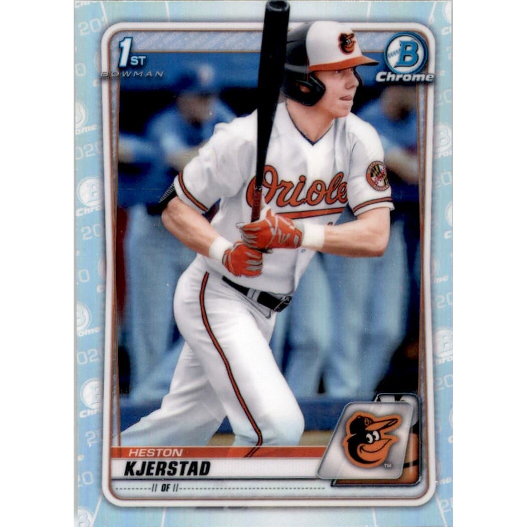 2020 Bowman Chrome Draft Refractors #BD122 Heston Kjerstad. rookie card picture