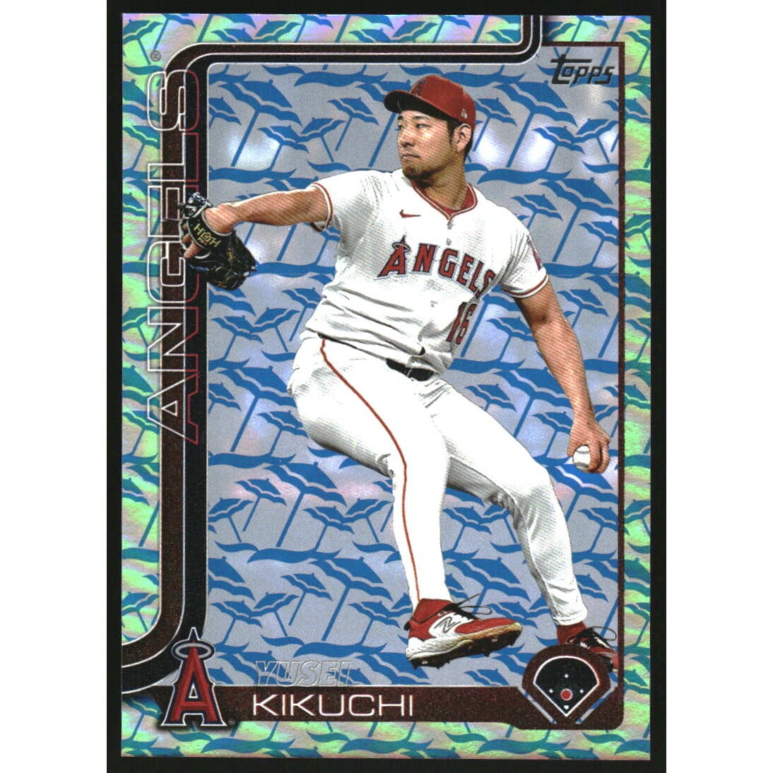 2025 Topps Beach Umbrellas #592 Yusei Kikuchi. rookie card picture