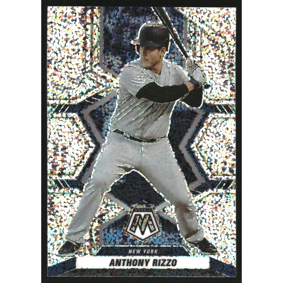 2022 Panini Mosaic Mosaic White Sparkle #143 Anthony Rizzo