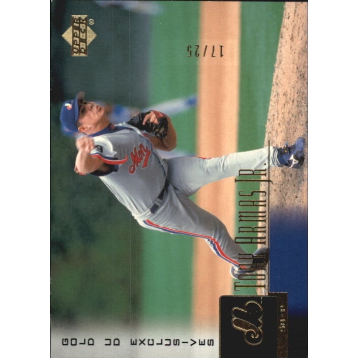 2001 Upper Deck Exclusives Gold #202 Tony Armas Jr.. rookie card picture