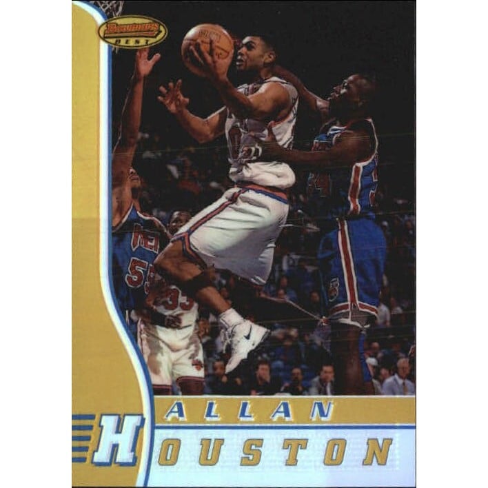 1996-97 Bowman's Best Refractors #16 Allan Houston. rookie card picture