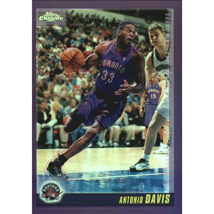 2000-01 Topps Chrome Refractors #60 Antonio Davis. rookie card picture