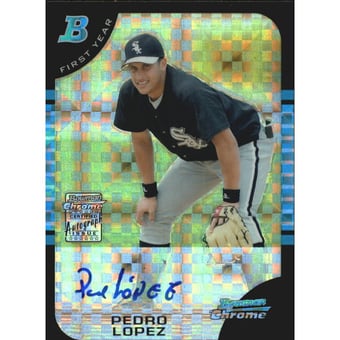 2005 Bowman Chrome X-Fractors #346 Pedro Lopez AU