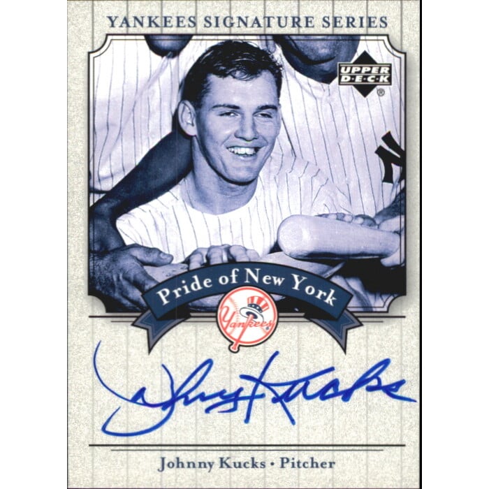 2003 Upper Deck Yankees Signature Pride of New York Autographs #KU Johnny Kucks. rookie card picture