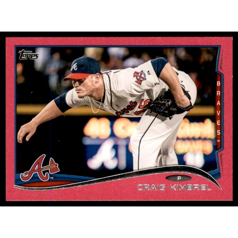 2014 Topps Mini Pink #425 Craig Kimbrel. rookie card picture