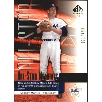 2004 SP Authentic 499/249 #142 Mickey Mantle ASM