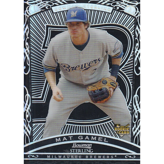 2009 Bowman Sterling Black Refractors #MG Mat Gamel. rookie card picture