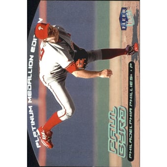 2000 Ultra Platinum Medallion #92 Paul Byrd
