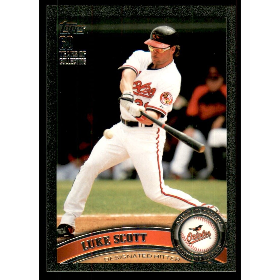 2011 Topps Black #294 Luke Scott. rookie card picture
