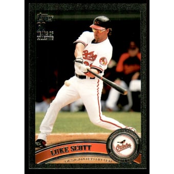 2011 Topps Black #294 Luke Scott