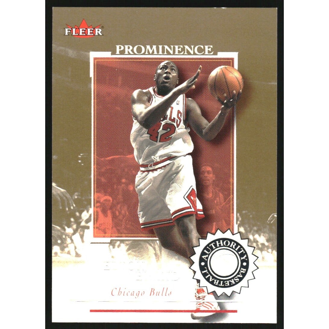 2000-01 Fleer Authority Prominence 125/75 #46 Elton Brand. rookie card picture