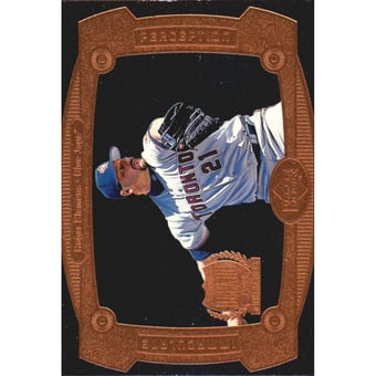 1999 Upper Deck Immaculate Perception Double #I4 Roger Clemens