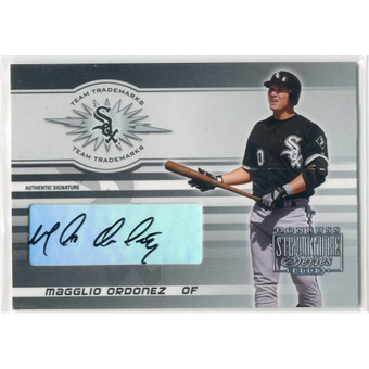 2003 Donruss Signature Team Trademarks Autographs #19 Magglio Ordonez/75