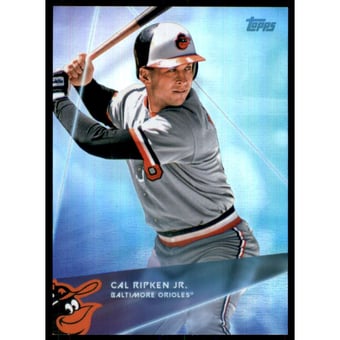 2020 Topps X Steve Aoki Rainbow Foilboard #19 Cal Ripken Jr.