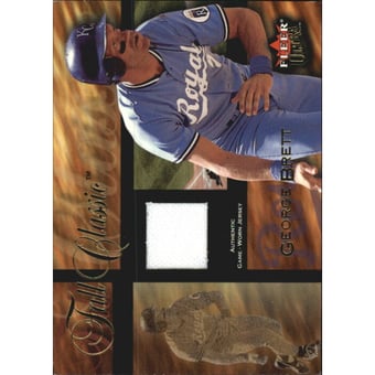 2002 Ultra Fall Classic Memorabilia #4 George Brett White Jsy