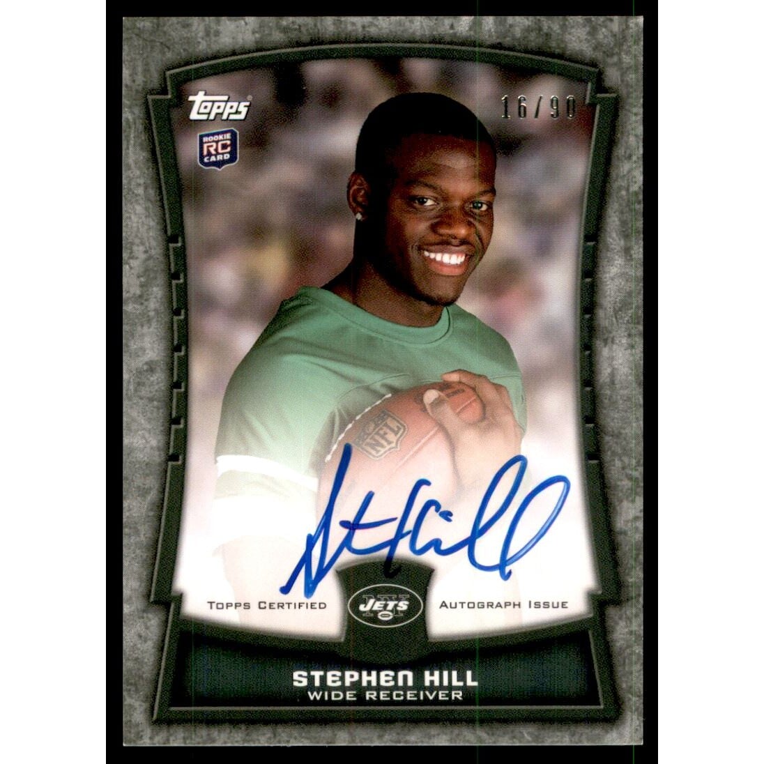 2012 Topps Rookie Premiere Autographs #RPASH Stephen Hill. rookie card picture