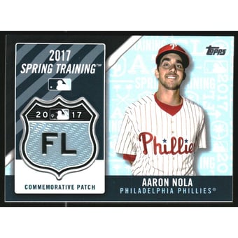 2017 Topps Spring Training Logo Patch #MLBSTAN Aaron Nola