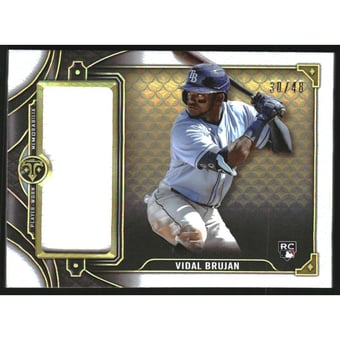 2022 Topps Triple Threads Single Jumbo Relics #SJR3VB2 Vidal Brujan