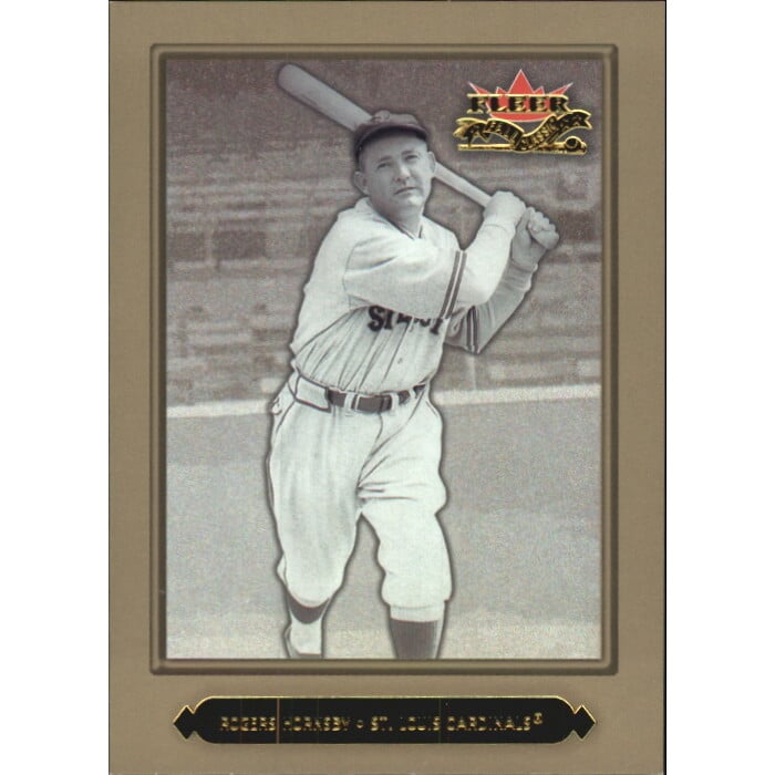 2002 Fleer Fall Classics Championship Gold #38 Rogers Hornsby. rookie card picture