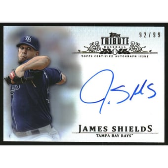 2013 Topps Tribute Autographs #JSH James Shields