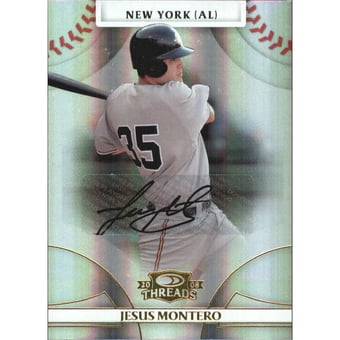 2008 Donruss Threads Signatures Gold #80 Jesus Montero/975