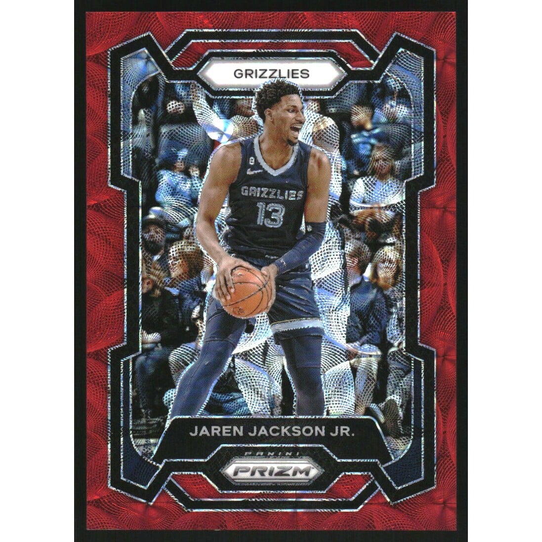 2023-24 Panini Prizm Prizms Choice Red #61 Jaren Jackson Jr.. rookie card picture