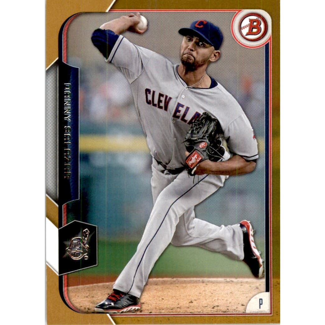 2015 Bowman Gold #10 Danny Salazar. rookie card picture
