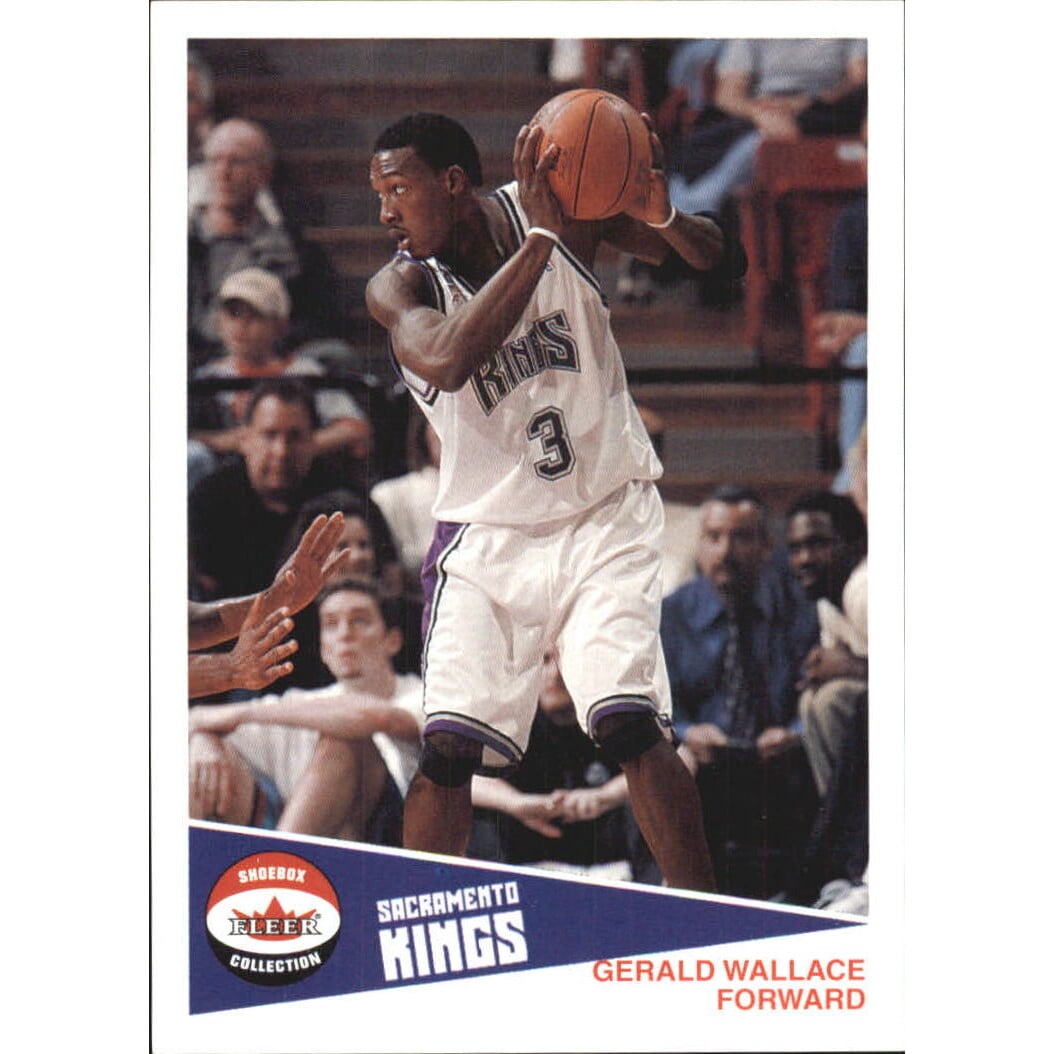 2001-02 Fleer Shoebox Footprints #177 Gerald Wallace. rookie card picture