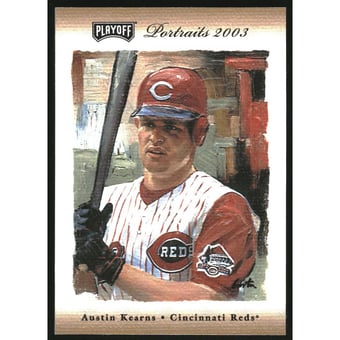 2003 Playoff Portraits Materials Combo Bronze #43 Austin Kearns Bat-Jsy