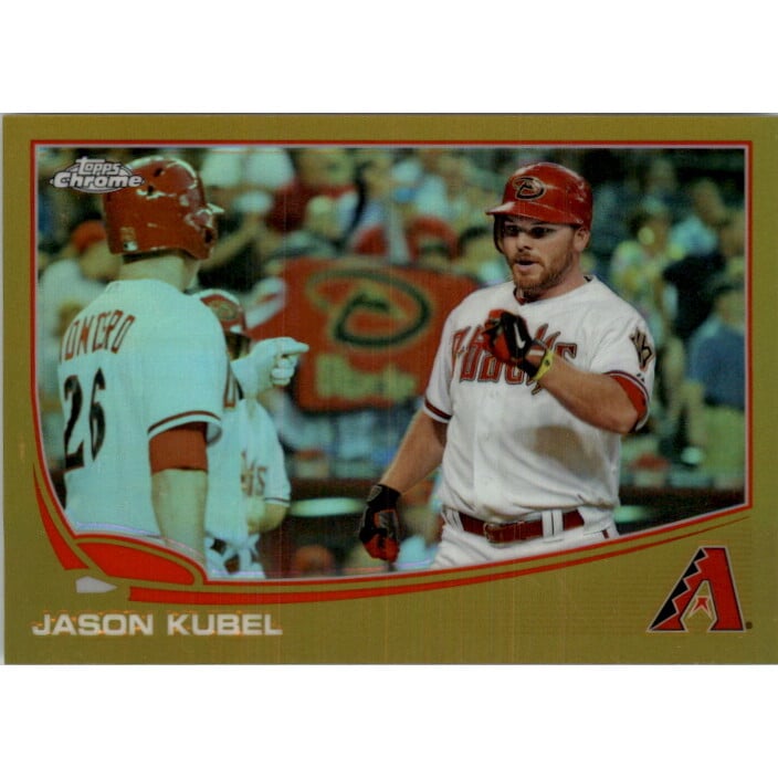 2013 Topps Chrome Gold Refractors #129 Jason Kubel. rookie card picture