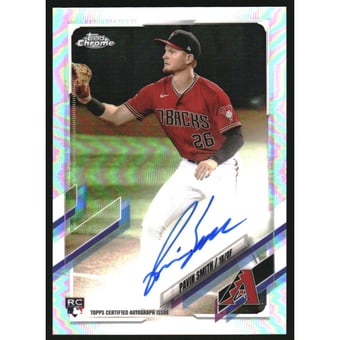 2021 Topps Chrome Rookie Autographs Refractors #RAPS Pavin Smith