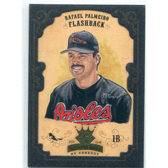 2004 Diamond Kings Framed Gold #155 Rafael Palmeiro FB
