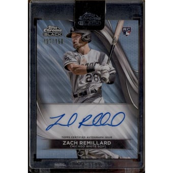 2024 Topps Chrome Black Autographs Refractors #CBAZR Zach Remillard
