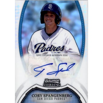 2011 Bowman Sterling Prospect Autographs Refractors #CS Cory Spangenberg