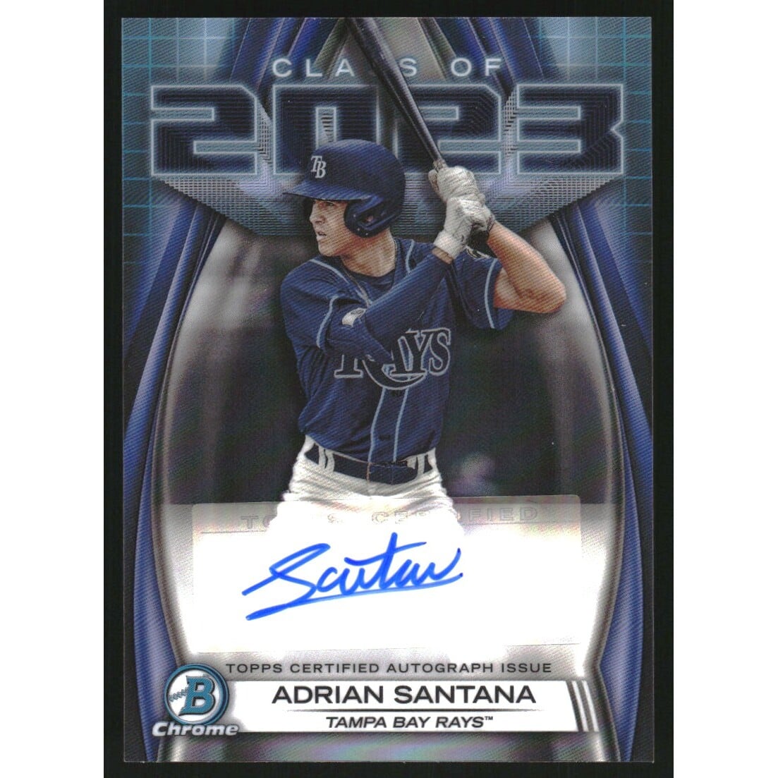 2023 Bowman Chrome Draft Class of '23 Autographs #23AAS Adrian Santana