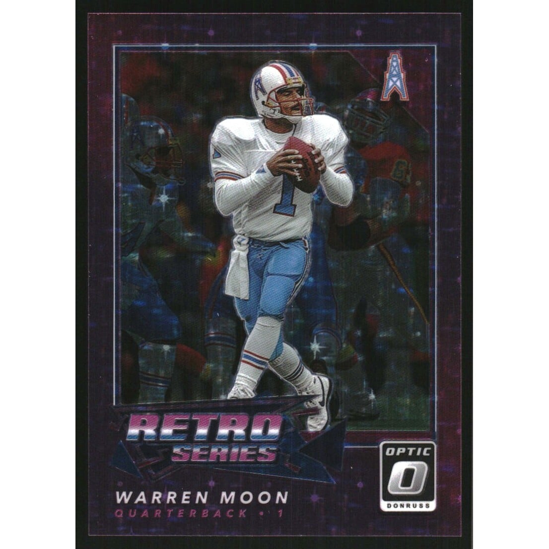 2022 Donruss Optic Retro Series Purple Stars #17 Warren Moon