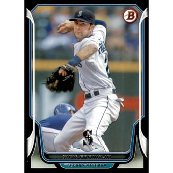 2014 Bowman Black #195 Nick Franklin