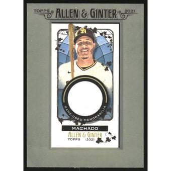 2021 Topps Allen and Ginter Mini Framed Relics #MFRMMA Manny Machado