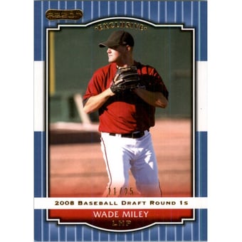 2008 Razor Signature Series Blue #45 Wade Miley