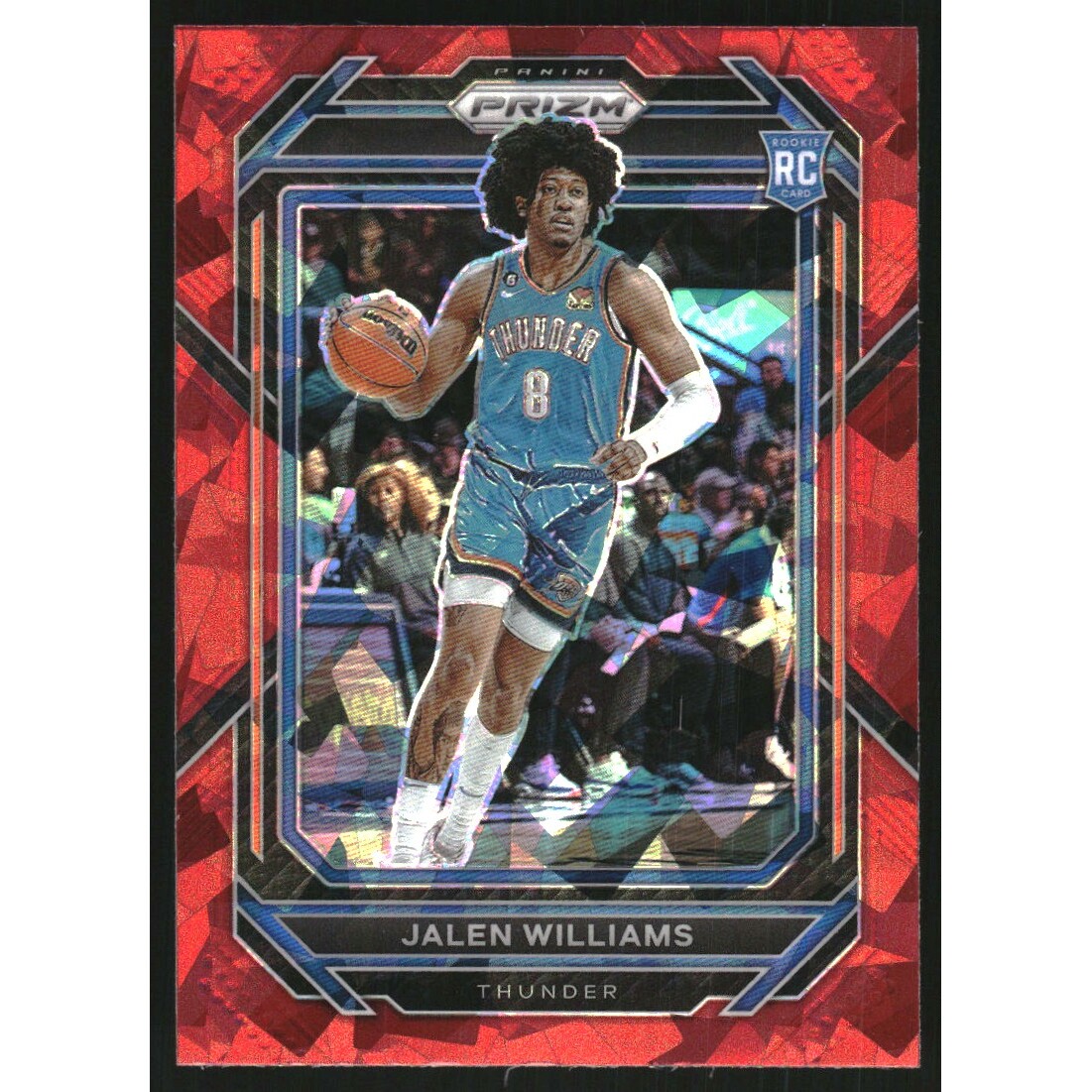 2022-23 Panini Prizm Prizms Red Ice #246 Jalen Williams