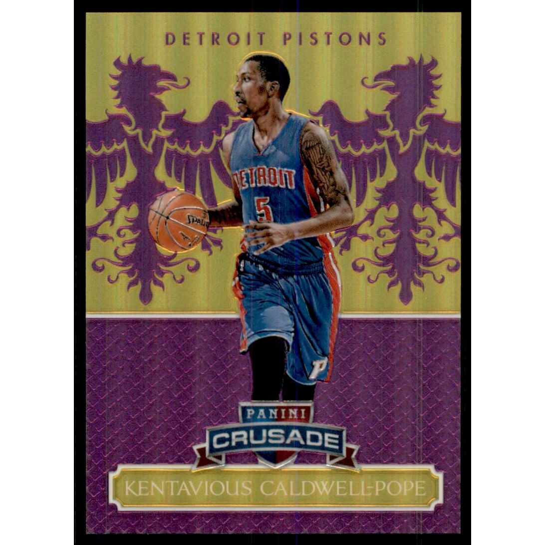 2014-15 Panini Excalibur Crusade Purple #65 Kentavious Caldwell-Pope. rookie card picture