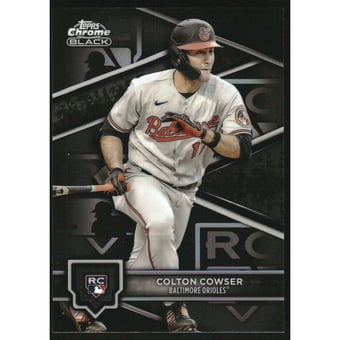 2024 Topps Chrome Black Rookie Design Variations #70 Colton Cowser