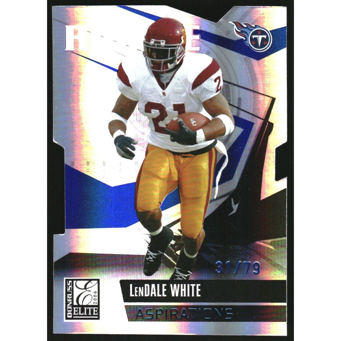 2006 Donruss Elite Aspirations #182 LenDale White/79. rookie card picture